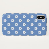 Coques Case-Mate iPhone Motif de fleurs blanches (Dos (Horizontal))