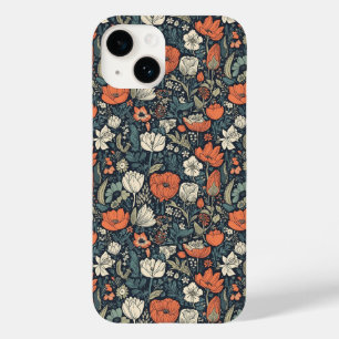 Coque Pour iPhone 14 Motif de fleurs colorées