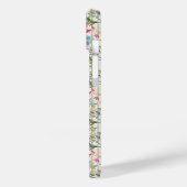 Coques Case-Mate iPhone Motif de fleurs d'aquarelle moderne (Verso / Gauche)