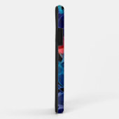 Coques Case-Mate iPhone Motif de fleurs d'art Abstrait #2 (Dos/Droite)