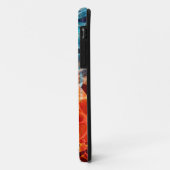 Coques Case-Mate iPhone Motif de fleurs d'art Abstrait #4 (Dos/Gauche)