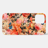 Coques Case-Mate iPhone Motif de fleurs de brosse (Verso (horizontal))