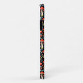 Coques Case-Mate iPhone Motif de fleurs de champignons sans joint (Dos/Droite)