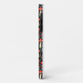 Coques Case-Mate iPhone Motif de fleurs de champignons sans joint (Dos/Gauche)