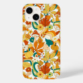 Coques Case-Mate iPhone Motif de fleurs de champignons Super rétro (Verso)