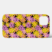 Coques Case-Mate iPhone Motif de fleurs de Gerbera, arrière - plan (Verso (horizontal))