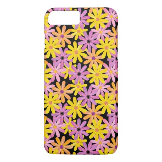 Coques Case-Mate iPhone Motif de fleurs de Gerbera, arrière - plan (Dos)