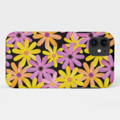 Coques Case-Mate iPhone Motif de fleurs de Gerbera, arrière - plan (Dos (Horizontal))