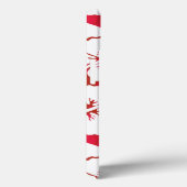 Coques Case-Mate iPhone Motif de fleurs de ketmie (Verso / Droite)