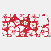 Coques Case-Mate iPhone Motif de fleurs de ketmie (Verso (horizontal))