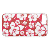 Coques Case-Mate iPhone Motif de fleurs de ketmie (Dos (Horizontal))