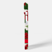 Coques Case-Mate iPhone Motif de fleurs de Noël Poinsettia (Verso / Gauche)