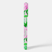 Coques Case-Mate iPhone Motif de fleurs de pivoines roses (Verso / Droite)