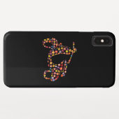 Coques Case-Mate iPhone Motif de fleurs de scooter moteur (Dos (Horizontal))