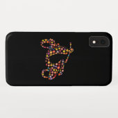 Coques Case-Mate iPhone Motif de fleurs de scooter moteur (Dos (Horizontal))