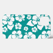 Coques Case-Mate iPhone Motif de fleurs d'Hibiscus hawaïen (Verso (horizontal))