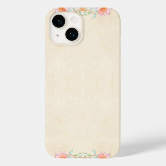 Coques Case-Mate iPhone Motif de fleurs élégant (Verso)
