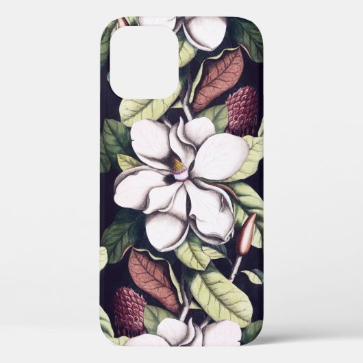 Coques Case-Mate iPhone Motif de fleurs Magnolia (Verso)
