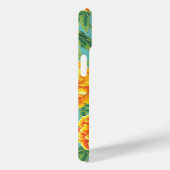 Coques Case-Mate iPhone Motif de fleurs Marigold (Verso / Droite)