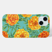Coques Case-Mate iPhone Motif de fleurs Marigold (Verso (horizontal))