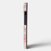 Coques Case-Mate iPhone Motif de fleurs Sakura rose (Verso / Gauche)