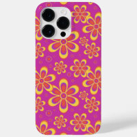 Motif de fleurs Super magenta violet