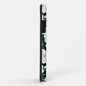 Coques Case-Mate iPhone Motif de fleurs tropical blanc (Dos/Droite)