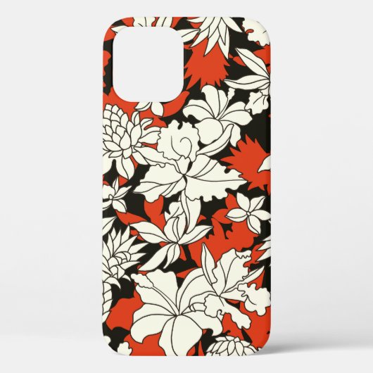 Coques Case-Mate iPhone Motif de fleurs tropicales (Verso)