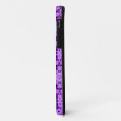 Coques Case-Mate iPhone motif de fleurs violettes Abstraites (Dos/Gauche)