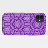 Coques Case-Mate iPhone motif de fleurs violettes Abstraites (Dos (Horizontal))