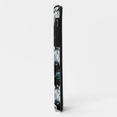 Coques Case-Mate iPhone Motif De Fleurs Zébrées Et Exotiques (Dos/Gauche)