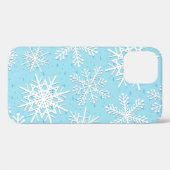Coques Case-Mate iPhone Motif de flocon de neige (Verso (horizontal))