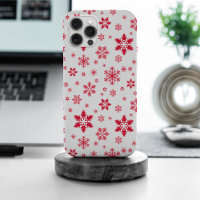 Motif de flocon de neige, Flammes de neige rouges,