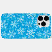 Coques Case-Mate iPhone Motif de flocons blancs (Verso (horizontal))