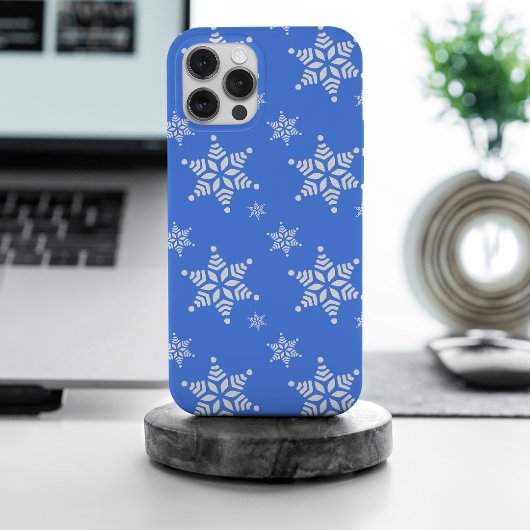 Coques Case-Mate iPhone Motif de flocons de neige, Flakes blancs, Neige, B