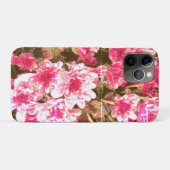 Coques Case-Mate iPhone Motif de floraison florale rose – Conception botan (Dos (Horizontal))