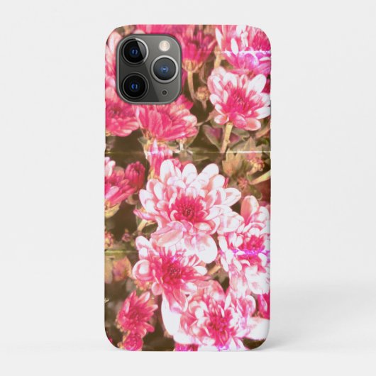 Coques Case-Mate iPhone Motif de floraison florale rose – Conception botan (Dos)
