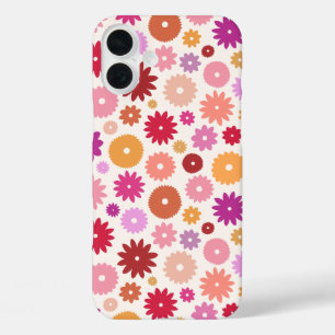 Coques iPhone 16 Plus Motif de floraisons colorées