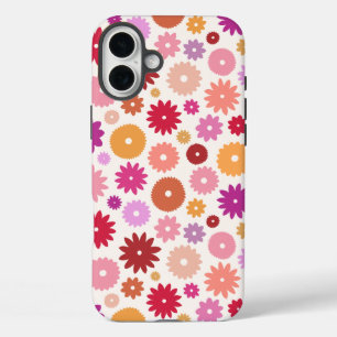 Coques iPhone 16 Plus Motif de floraisons colorées