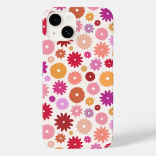 Coque Pour iPhone 14 Motif de floraisons colorées
