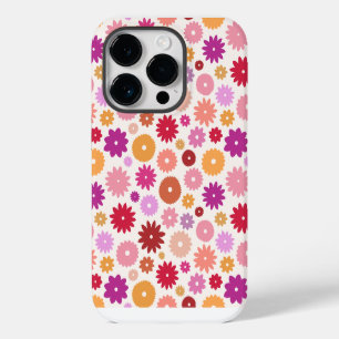 Coque Pour iPhone 14 Pro Motif de floraisons colorées