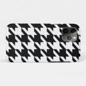 Coques Case-Mate iPhone motif de fond blanc et noir géométrique chic (Dos (Horizontal))