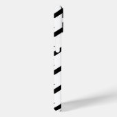 Coques Case-Mate iPhone motif de fond blanc et noir géométrique chic (Verso / Droite)