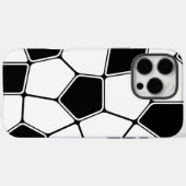 Coques Case-Mate iPhone Motif de football (Verso (horizontal))