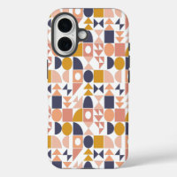 Motif de formes géométriques colorées dans des cou