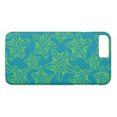 Coques Case-Mate iPhone Motif de foule d'étoiles de mer (Dos (Horizontal))