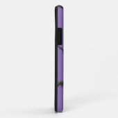 Coques Case-Mate iPhone Motif de fourrure de girafe violette (Dos/Droite)