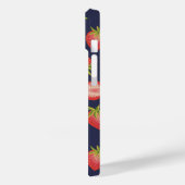 Coques Case-Mate iPhone Motif de fraise d'été (Verso / Gauche)