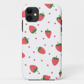 Coques Case-Mate iPhone Motif de fraises (Dos)