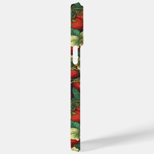 Coques Case-Mate iPhone Motif de fraises (Verso / Droite)
